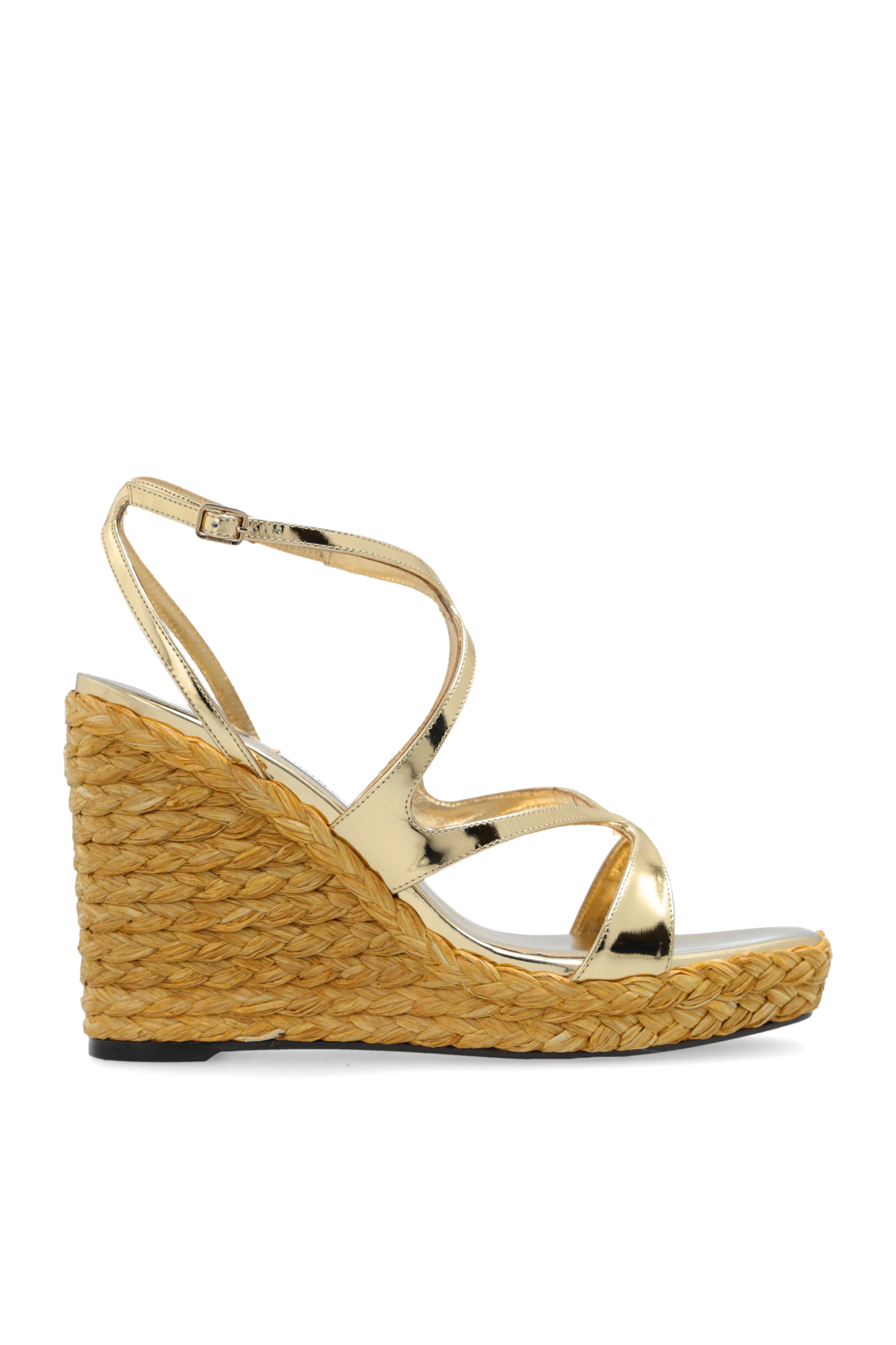 Gold espadrille wedge sandals online